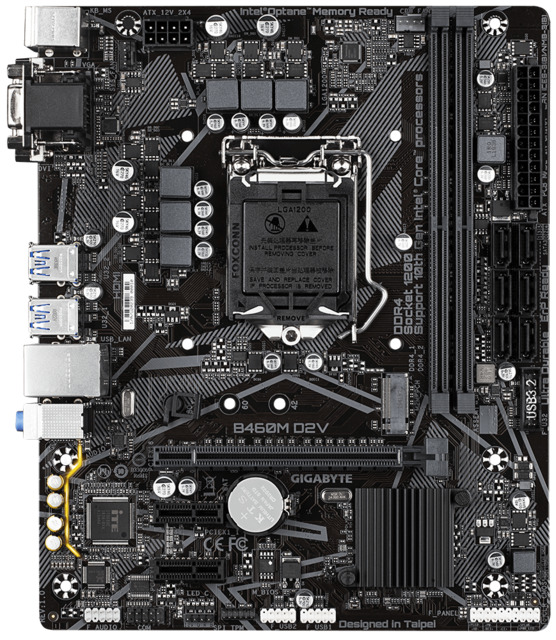 Gigabyte B460M D2V