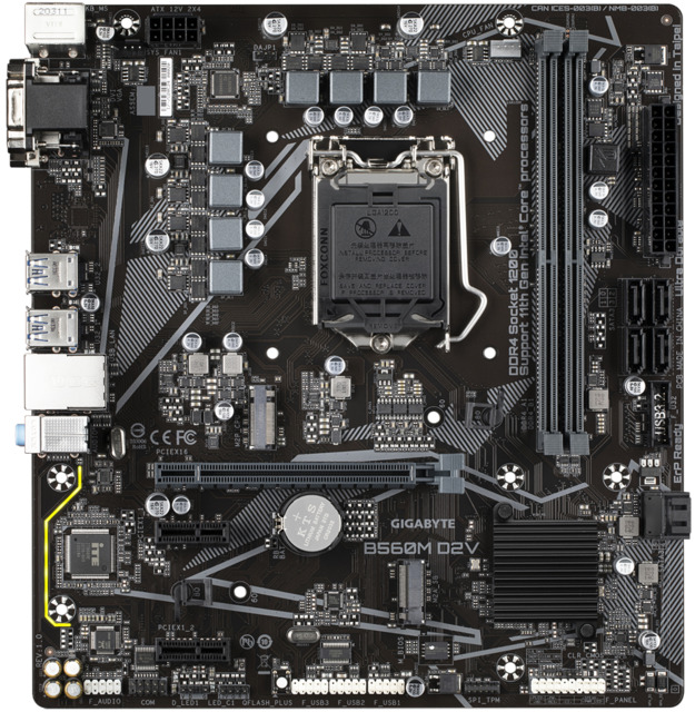 Gigabyte B560M D2V (rev. 1.0)