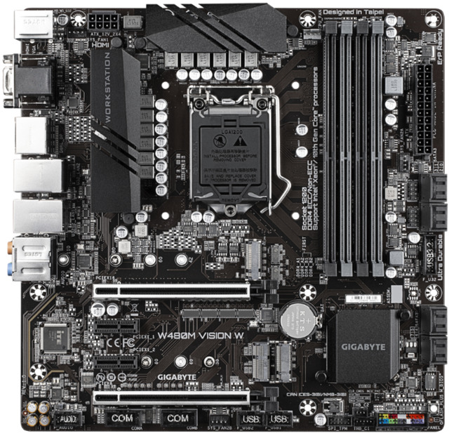 Gigabyte W480M VISION W (rev. 1.0)