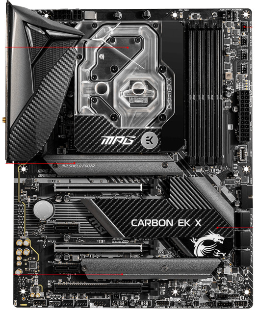 MSI MPG Z490 CARBON EK X