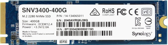 Synology SNV3400 SSD